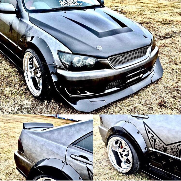 KRCmodified TOYOTA ALTEZZA ・フロントハーフスポイラー ・テール