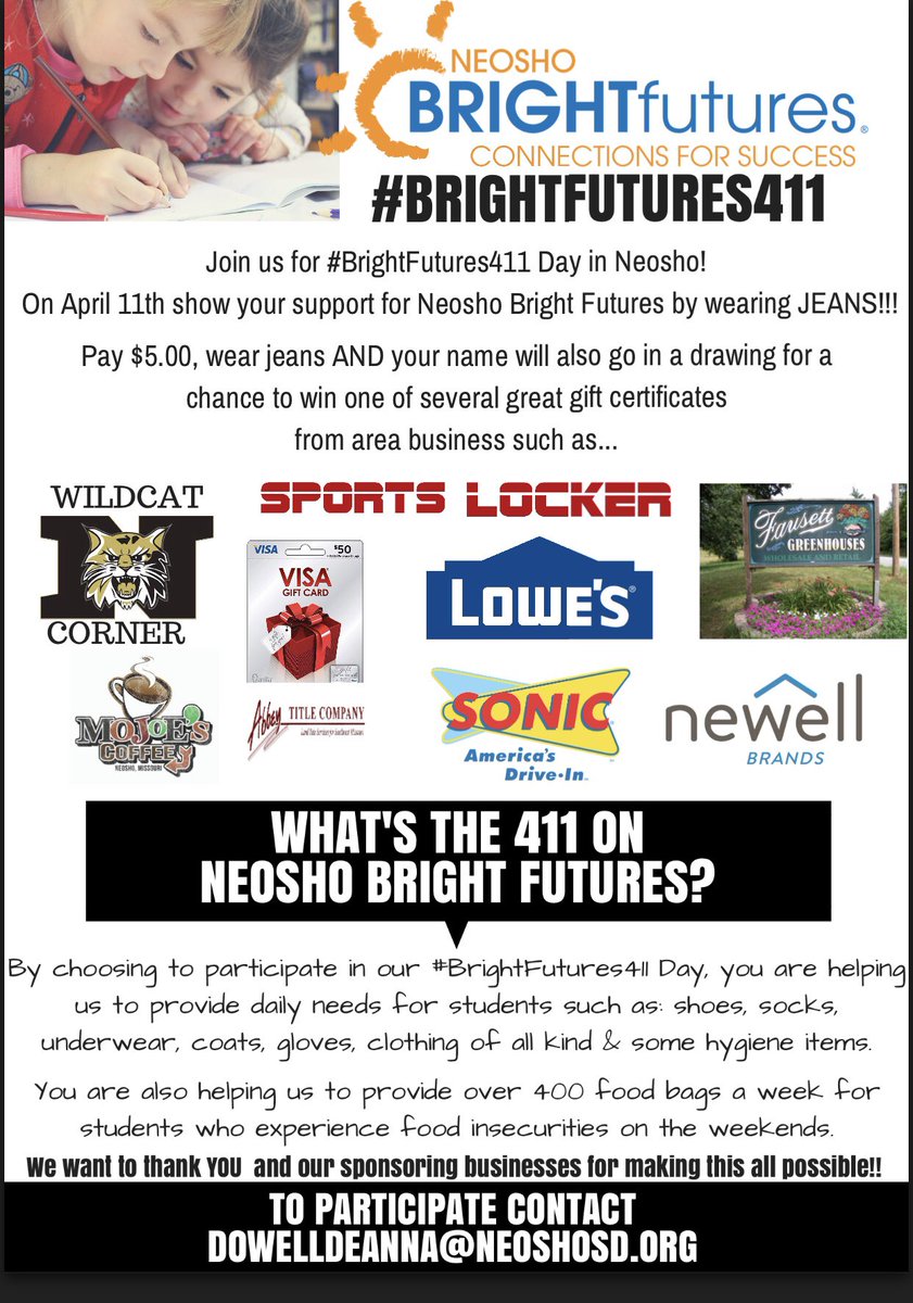 Share the LOVE! Support our student and possibly win a prize! #brightfutures411 @Neosho_Central <a href="/larrydowell4/">Larry Dowell</a>