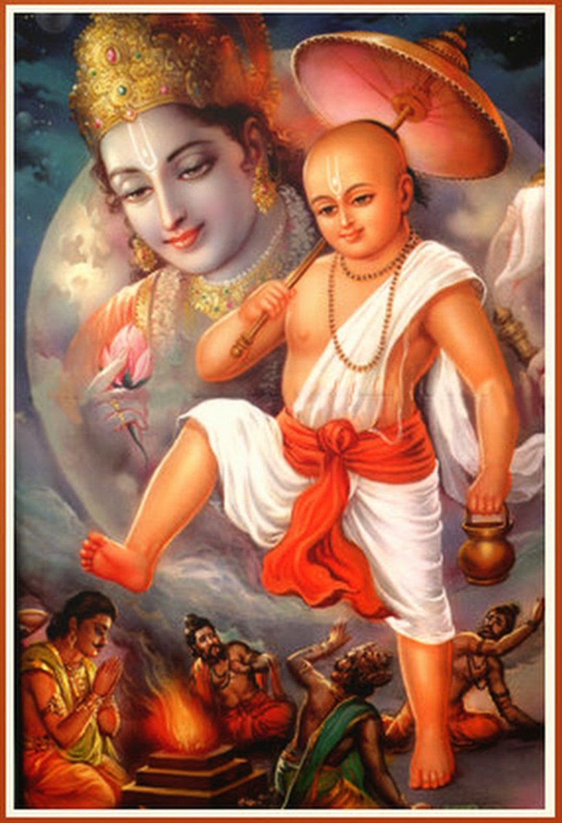 Bali, also called Maha Bali (his son was Banasur), was the virtuous emperor of the three worlds and Son of Virochana and grandson of Prahlada who were of Asura descent. During the Vamana avatar, Lord Vishnu blessed him to be a Chiranjivi.
