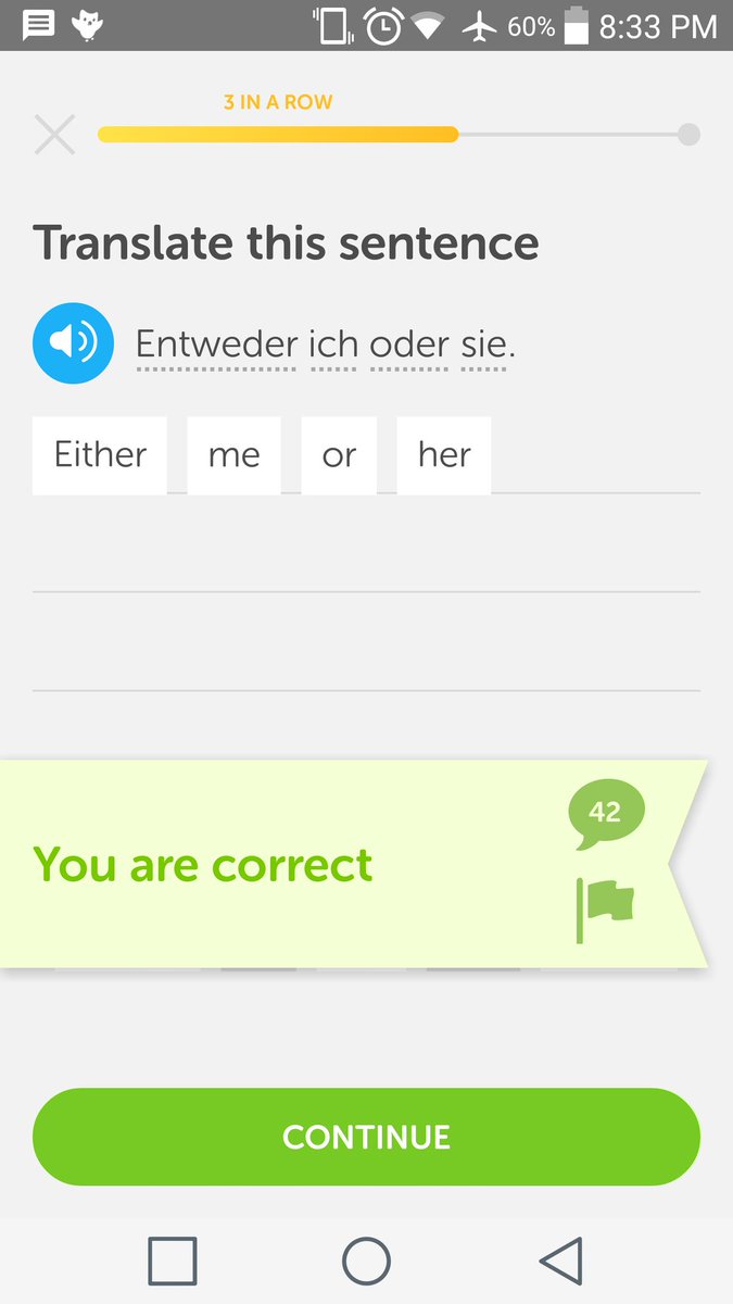 countessoceanus's tweet photo. Wtf Duo.. Do you know something I don't? #Deutsch #ConversationsIDontWannaHaveInGerman #ohhellno #newlanguage #Duolingo https://t.co/Cfq7Rk0K3K