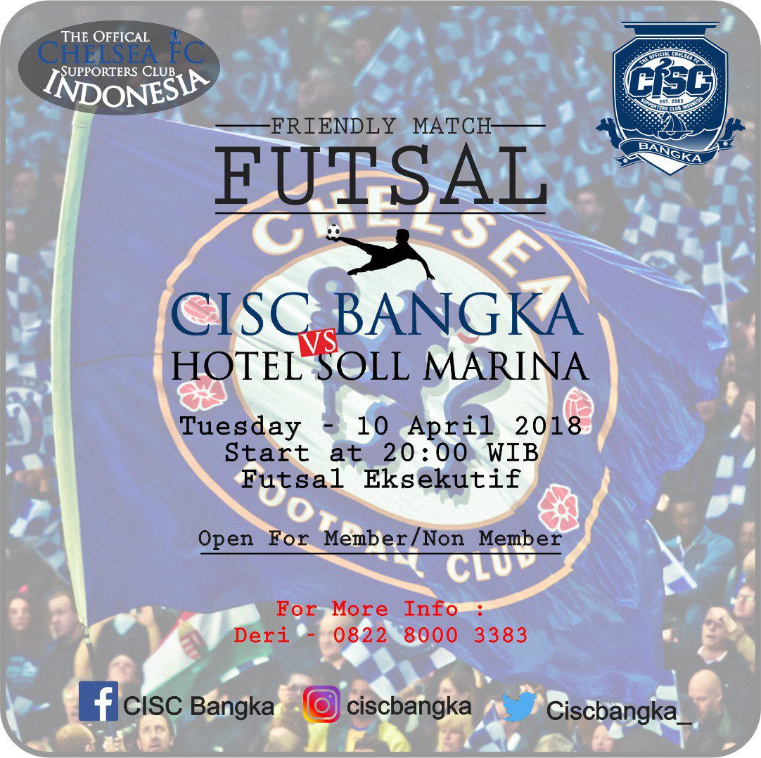 Olahraga malam boleh?
Ayoklah gabung futsal sama kita biar kalian punya otot gak tegang.
#ThisIsCISC #FunFutsal #Bangka