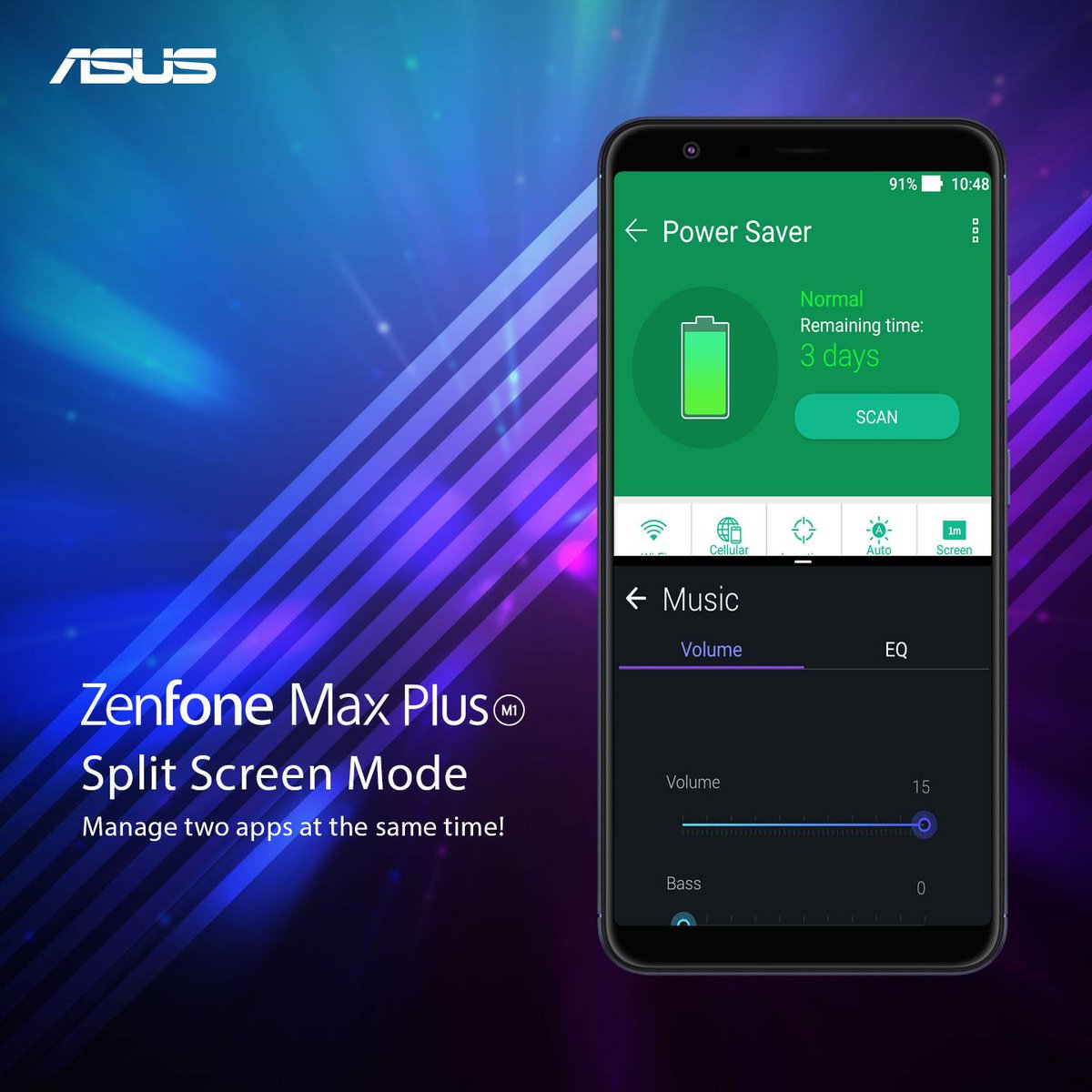 ASUS_Indonesia's tweet photo. Dengan fitur Split Screen Mode, kini kamu bisa membuka dua aplikasi pada waktu bersamaan di ZenFone Max Plus M1. ZenFans, sudah coba fitur baru ini?
#ASUSAja #ZenFoneMaxPlusM1id #FullViewForYou https://t.co/CkRekGNenT
