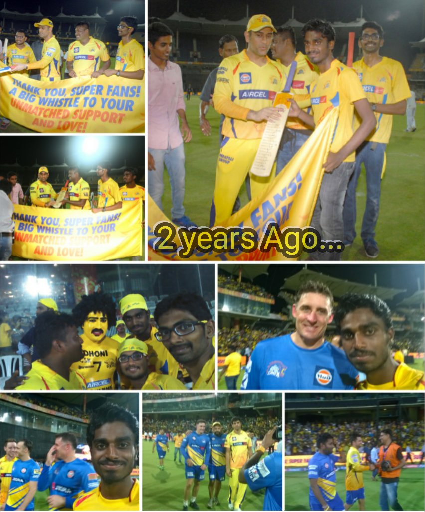 vickymahi7's tweet photo. @ChennaiIPL And when the last time they played here I had this Once in My Lifetime Moment..
#WelcomeBackCSK #WhistlePodu https://t.co/8UioFmXCMa