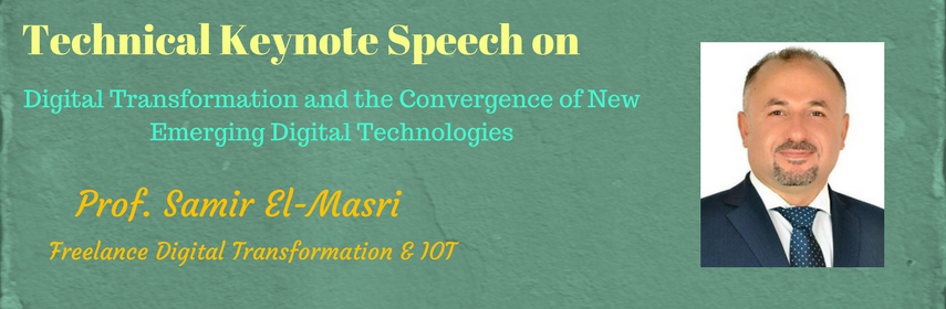 Clairedes08's tweet photo. #Computer_Science_Meet_2018
We are happy to have you as a #KeynoteSpeaker at our conference
A Technical Keynote Speech by #Prof.SamirEl-Masri https://t.co/66R5xdYOVV