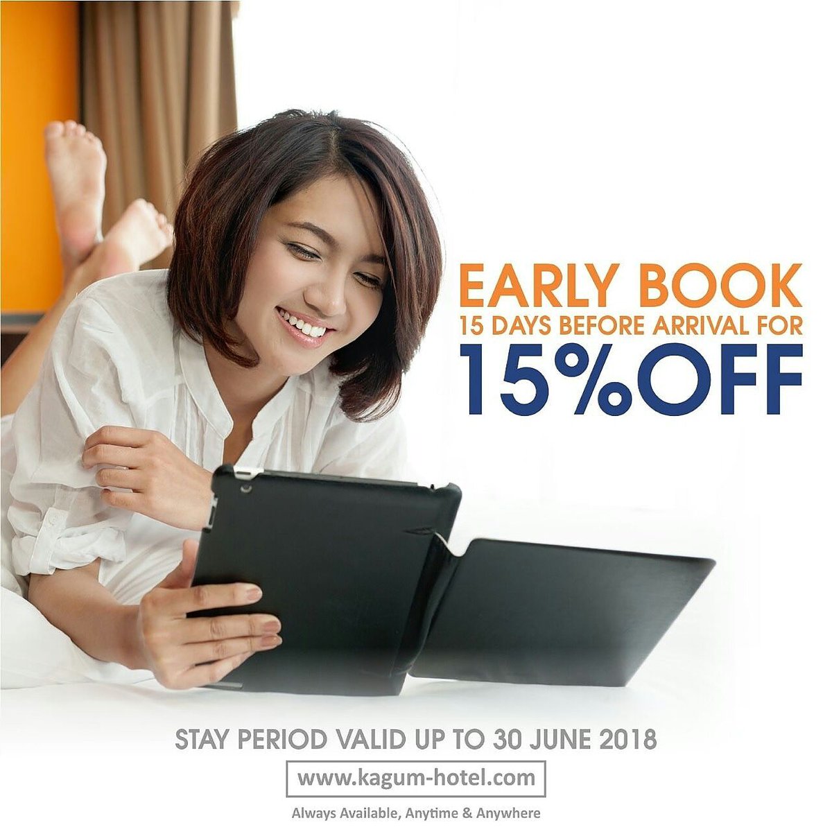 bananainn_bdg's tweet photo. Nikmati #promohotel dari #onlinebooking KAGUM E-Booking di https://t.co/tDWfpOXBX1 yang berlaku di seluruh properti #kagumhotels di Indonesia!

Dapatkan 15% off untuk reservasi #earlybooking 15 hari sebelum tanggal kedatangan, berlaku untuk periode stay 30 Juni 2018! https://t.co/2jkWKAvWws