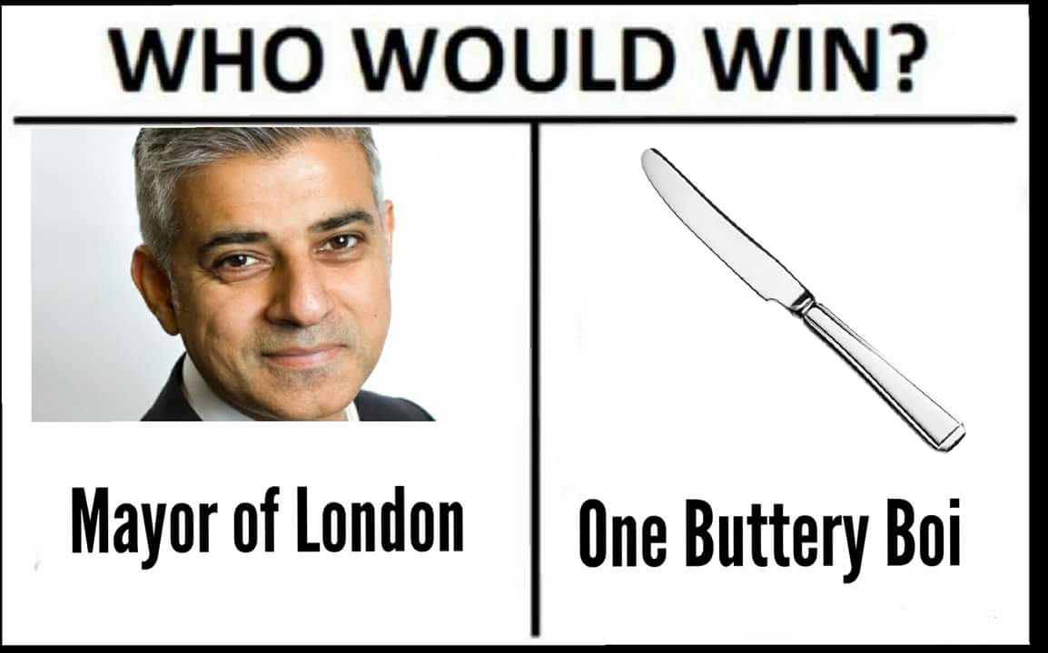 beinlibertarian's tweet image. #knifecontrol #kniferights #politics @MayorofLondon #ButteryBoi