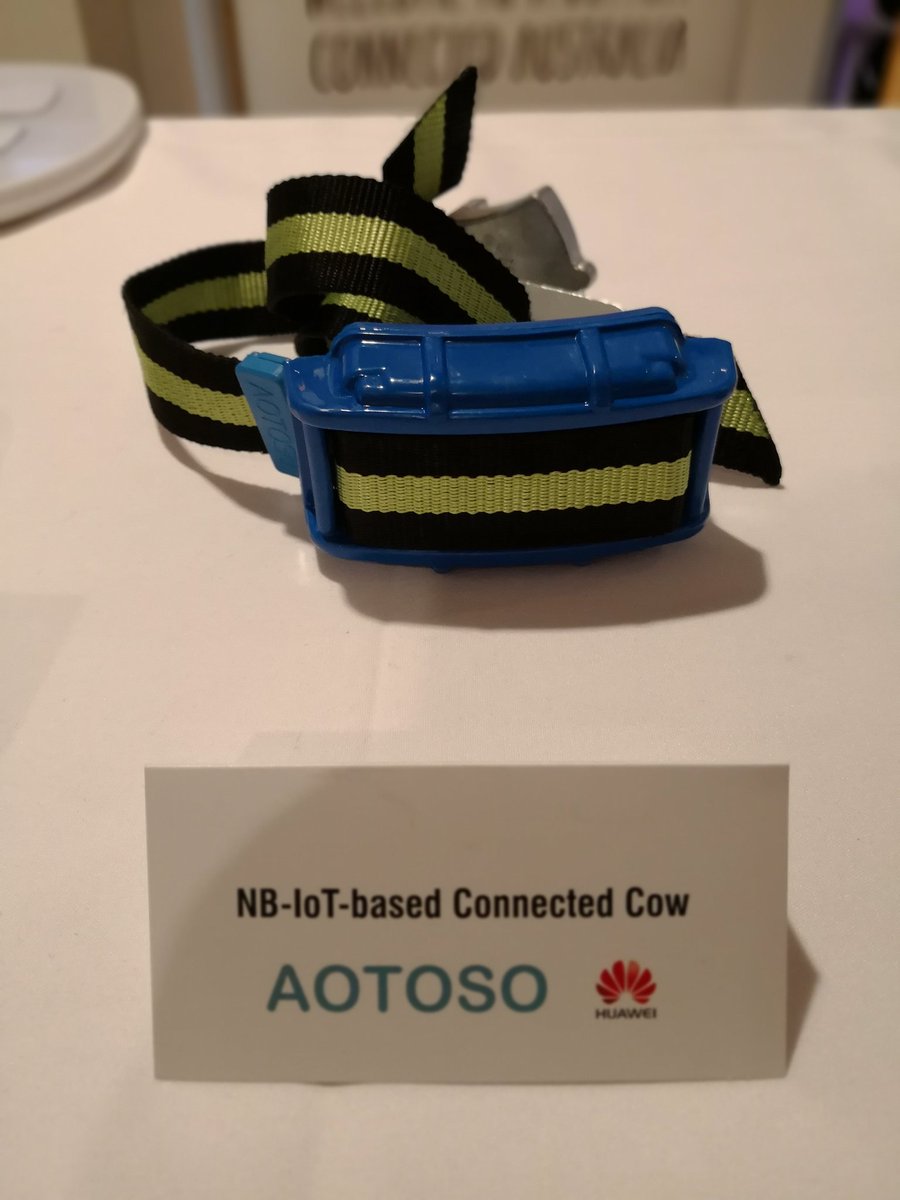 HuaweiOZ's tweet photo. Lost your cow? Let Huawei & NB-IoT help. On display at #CommsDaySummit #smartagriculture device that will help Australia lead the world in agriculture technology. #Innovation https://t.co/Wa8RrNNztH