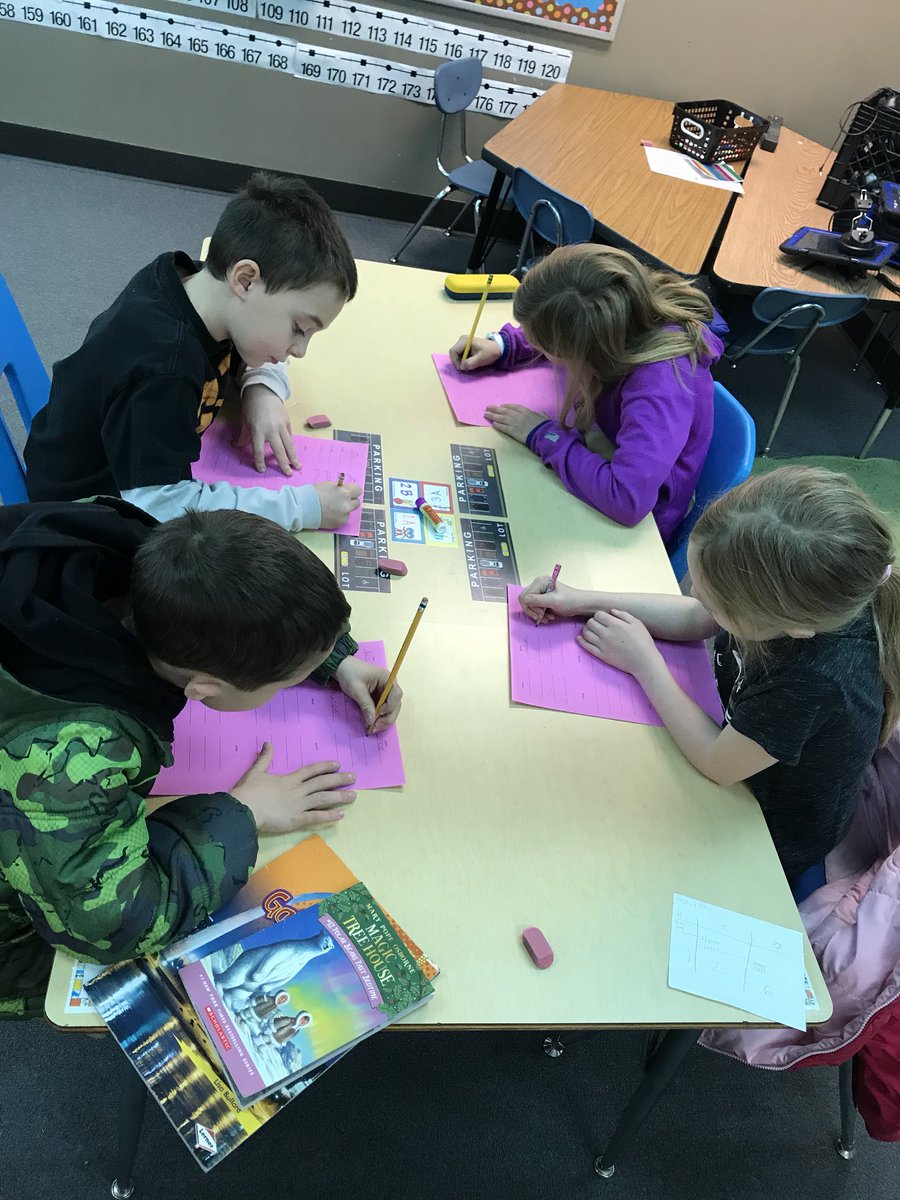 Jonesm_we's tweet photo. Second graders @WestyElemSchool using #Kagan #SimultaneousRoundTable to practice spelling words, handwriting, and patience with their teammates. #Cooperation is a great tool for life! #kaganisbringingustogether #ItsAllAboutEngagement @KaganOnline https://t.co/8XmB7Ufn4L