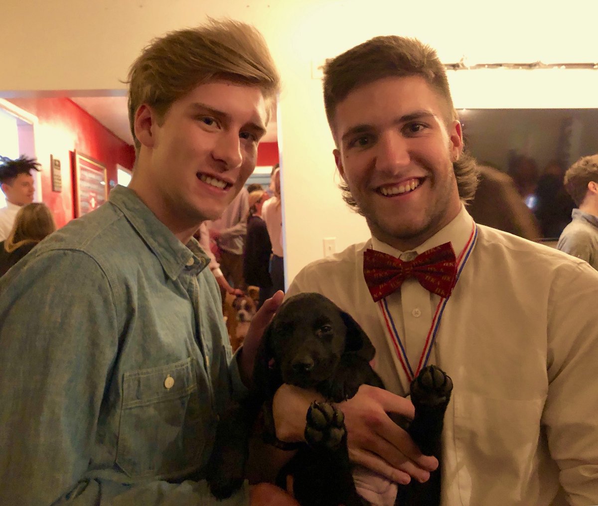 “PIKES AND PUPS” was a successful first night of our Philanthropy week. Brothers Aki and Quinn couldn’t get enough of these little puppies🐶. Tomorrow night at 6 pm, Pike will be hosting our ”Dunk a PIKE” event, please come sink a PIKE and remember this is all for the Kids!