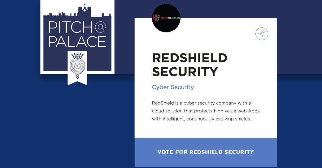 AndyProwRS's tweet photo. https://t.co/DriQ7e8O07
Please VOTE for RedShield in the Pitch at the Palace People's Choice awards (link above). Why? We already protect over 30 million peoples' online safety in the systems we shield, it's just that they don't know about it! So please vote on their behalf... https://t.co/Qous3nR7US
