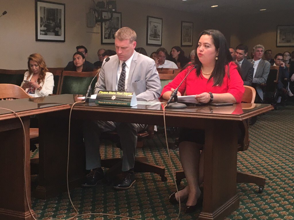 AsmCarrillo's tweet photo. I’m excited #AB2381 passed in Asm. Nat. Resources w/ a bipartisan vote. @VW cheated CA #cleanair standards for close to 9yrs by using devices that tricked emissions testing. Not ok! Corporations must be held accountable. TY @LungAssociation for testimony! #CALeg https://t.co/55Bqpv2rNt