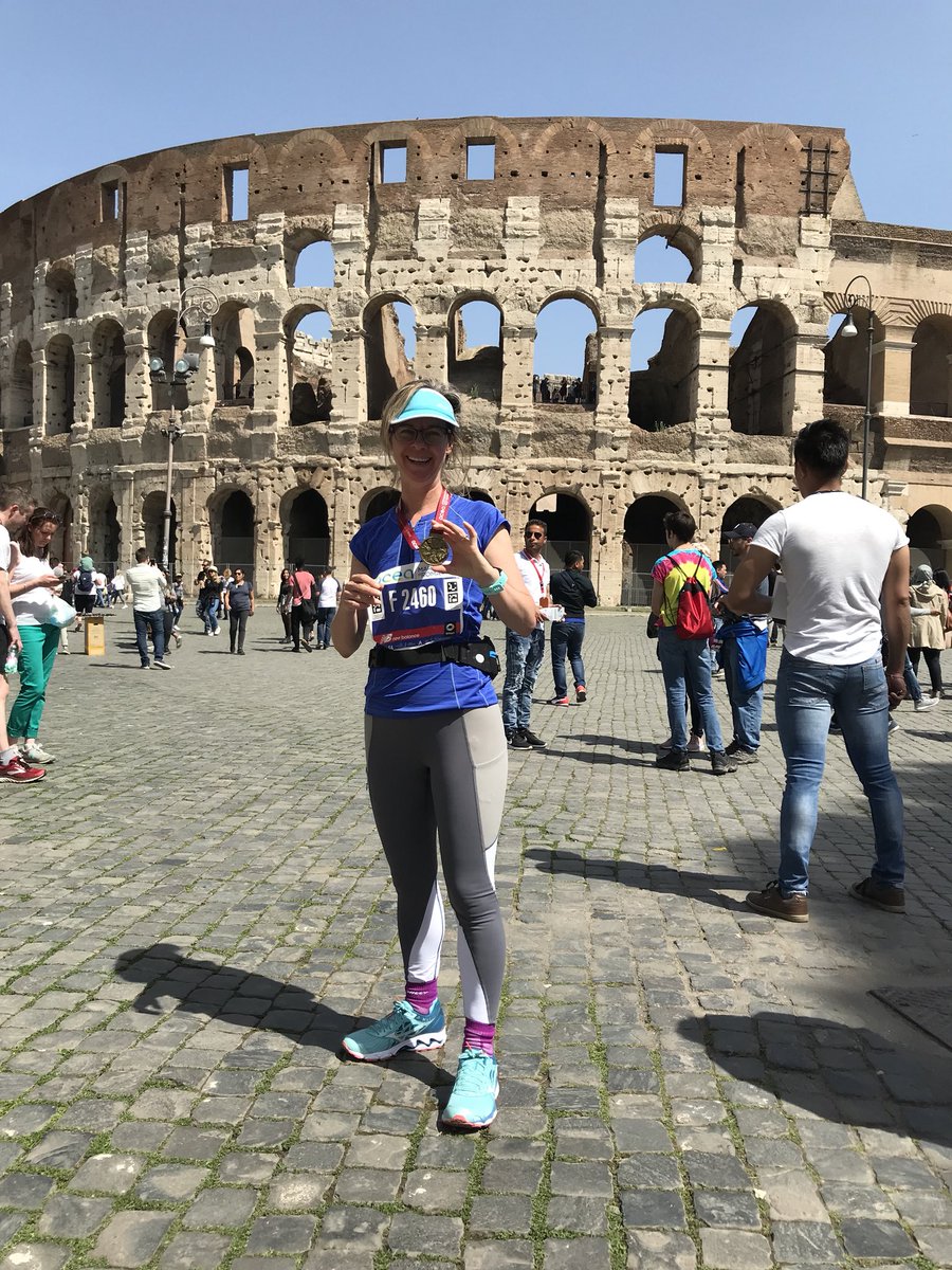 Dr_JohnLove's tweet photo. Proud of @TDianeH completing the Rome marathon in 3h 40min; 9th and 1st Brit!  🏃‍♀️🏃‍♀️🏃‍♀️🏃‍♀️🏃‍♀️ https://t.co/8qCYDxg7wR