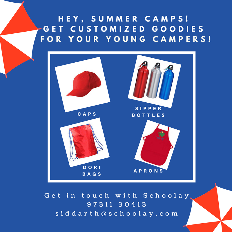 schoolay_com's tweet photo. Hey, summer camps! There are many like you. But this summer, you have a chance to #standout. Customize your #SummerCamp gear and ensure you are remembered forever. Call @schoolay_com today! #SummerCamps #holidays #summer #children #doribags #caps #bottles #aprons https://t.co/DiPFVgBD3C