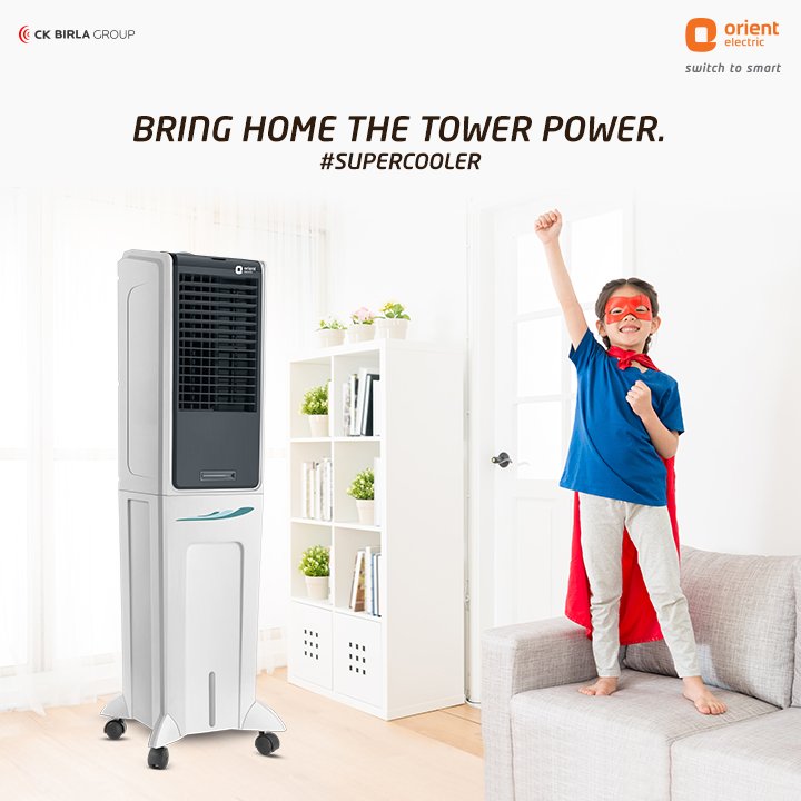 orient_electric's tweet photo. Let the cool breeze take your comfort higher. Reinventing the tower air-coolers with Orient Arista #SuperCooler.
Shop now - https://t.co/BgjAJdXwV4 https://t.co/UcnVXRREjG