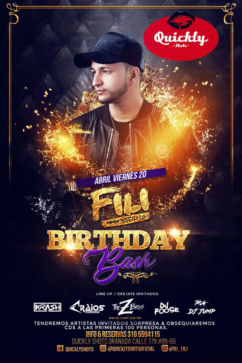 FILIDJ's tweet photo. Una fiesta imperdible 🎉👌🏻 https://t.co/A89vFPF6pG