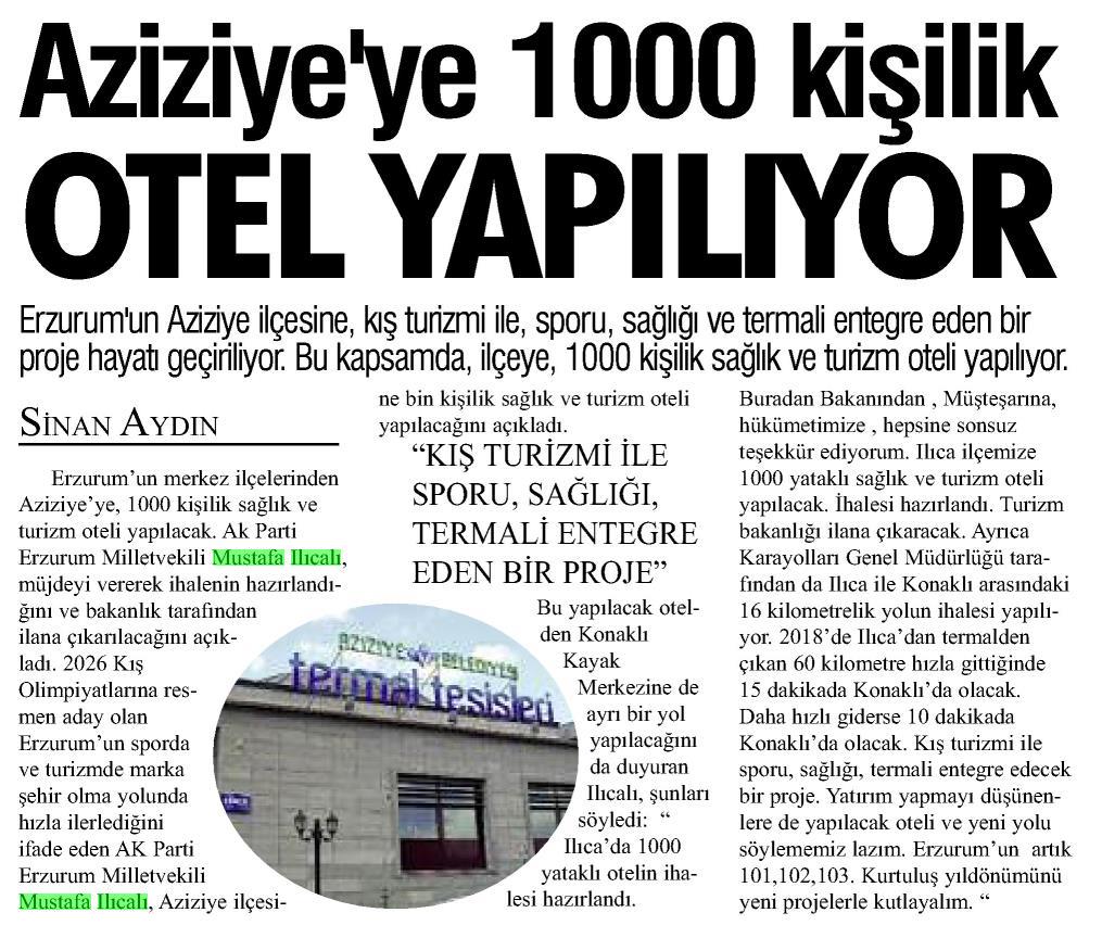 recai_kilic's tweet photo. ILICALI MÜJDEYİ VERDİ: AZİZİYE'DE 1000 KİŞİLİK OTEL YAPILIYOR

@m_ilicali @Akparti @ErzurumAkparti @TCKulturTurizm @NumanKurtulmus @RT_Erdogan @TC_Basbakan @erzurumbld @AkAziziyeGK @aziziyebelediye @muhammedcevdet https://t.co/T7RATmWhjp