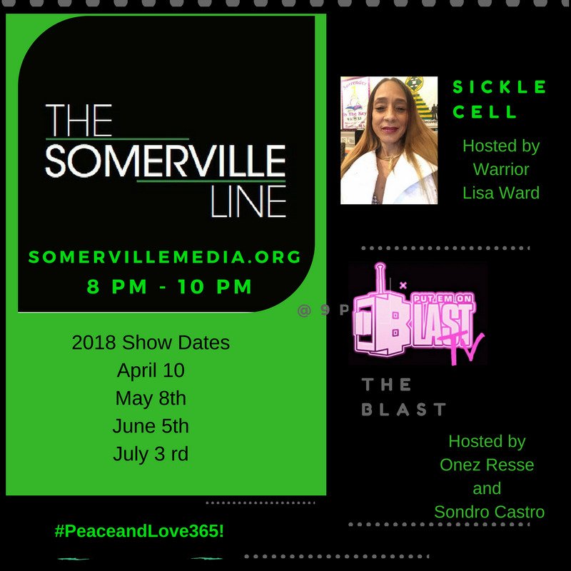 SomervilleLine9's tweet photo. Tomorrow, please watch Lisa Ward, Onez Reese and Sondro Castro sharing knowledge.!  Join us @ 8 pm on Somerville Media Center. https://t.co/Y4BoY7UlgM