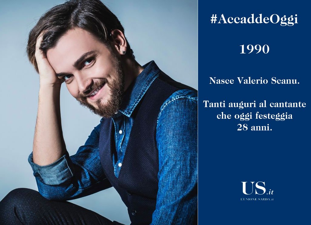 #AccaddeOggi - Tanti auguri <a href="/Valerio_Scanu/">ValerioScanu</a>!! Il poliedrico artista maddalenino compie oggi, #10aprile, 28 anni. A chent'annos!