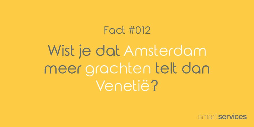 _SmartServices's tweet photo. Elke dinsdag een Amsterdamse #smartfact. #amsterdam https://t.co/YGChwGNlqy