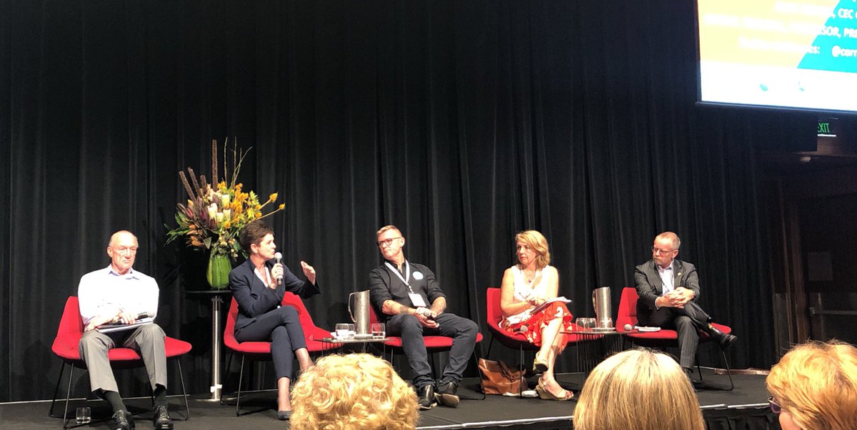 NSWCEC's tweet photo. Improvement can be a cultural shift of searching for mistakes and working to not letting them happen again rather than hiding mistakes or denying they exist. #pexs2018 panel discussion on health data @carriemarr @bhiNSW https://t.co/N4tC6PGQAV