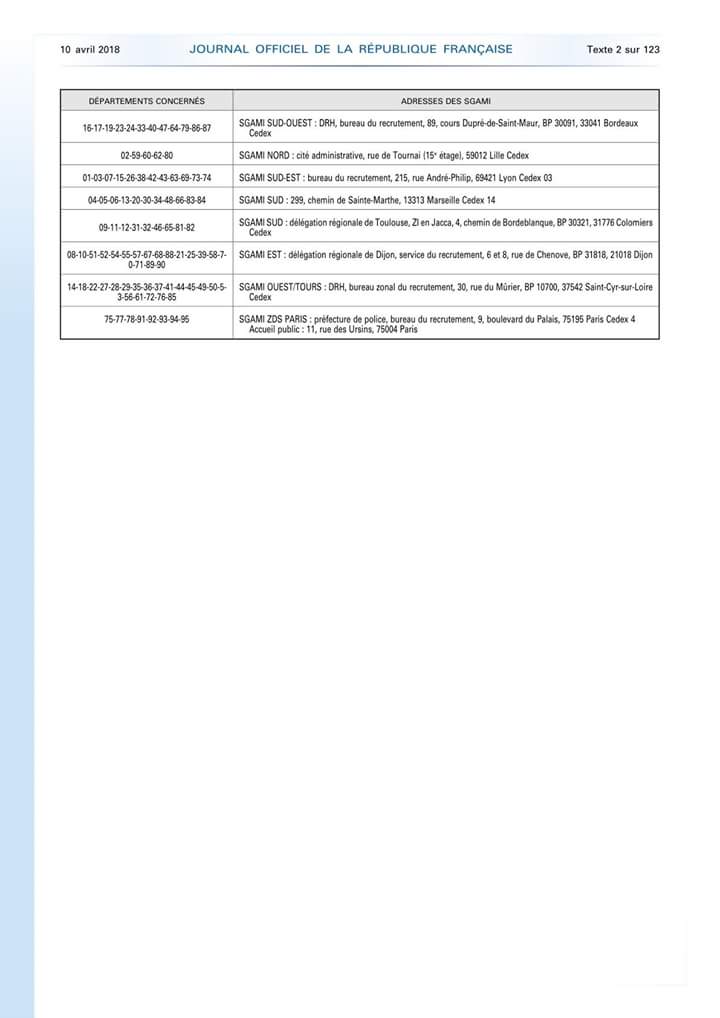 SNIPATPTS's tweet image. Arrêté du 3 avril 2018 fixant les modalités d'organisation et le nombre de postes offerts aux concours d'agent spécialisé de police technique et scientifique de la police nationale, session 2018 
#PoliceScientifique #PTS #ASPTS  #Police #IJ #SLPT #INPS #LPS #SCPTS #SNIPAT