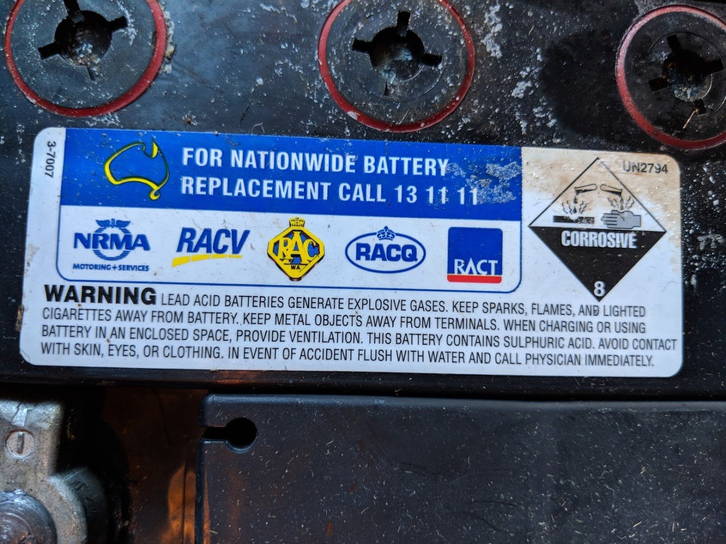 How To Tell How Old Your Battery Is The NRMA on Twitter: "Hey @mi1ez, it is a bit hard to tell if this is an  NRMA battery as the logo is listed on the side but all club batteries have