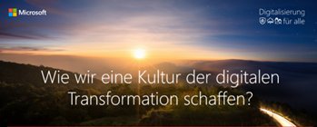 MicrosoftDE's tweet photo. Digitale Transformation ist eine Frage der Kultur! 

Denn um #digitalfueralle möglich zu machen, muss der Mensch im Mittelpunkt stehen. Dazu werden wir heute bei @MicrosoftBerlin eine ausführliche Studie vorstellen. https://t.co/b9KO7NyN57