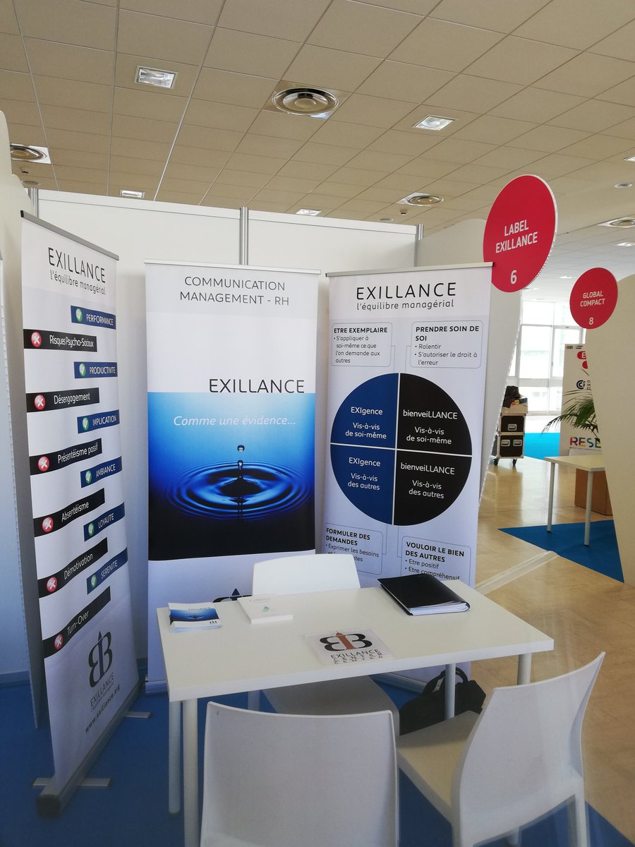 RSE et innovation, nous y sommes ! Parc Chanot, Marseille palais des congrès, stand 6 au village des labels. #exillancecentermarseille