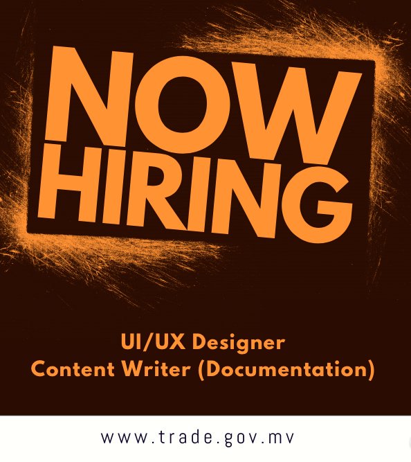 ED_Maldives's tweet photo. We are looking for a UI/UX Designer and a Content Writer to join our team. Are you interested?

Iulaan: https://t.co/IDYFwsgulr
ToR UI/UX: https://t.co/iHyp6OcIFl
ToR writer: https://t.co/4mCWk8BCxm https://t.co/Y2XGuf03aC
