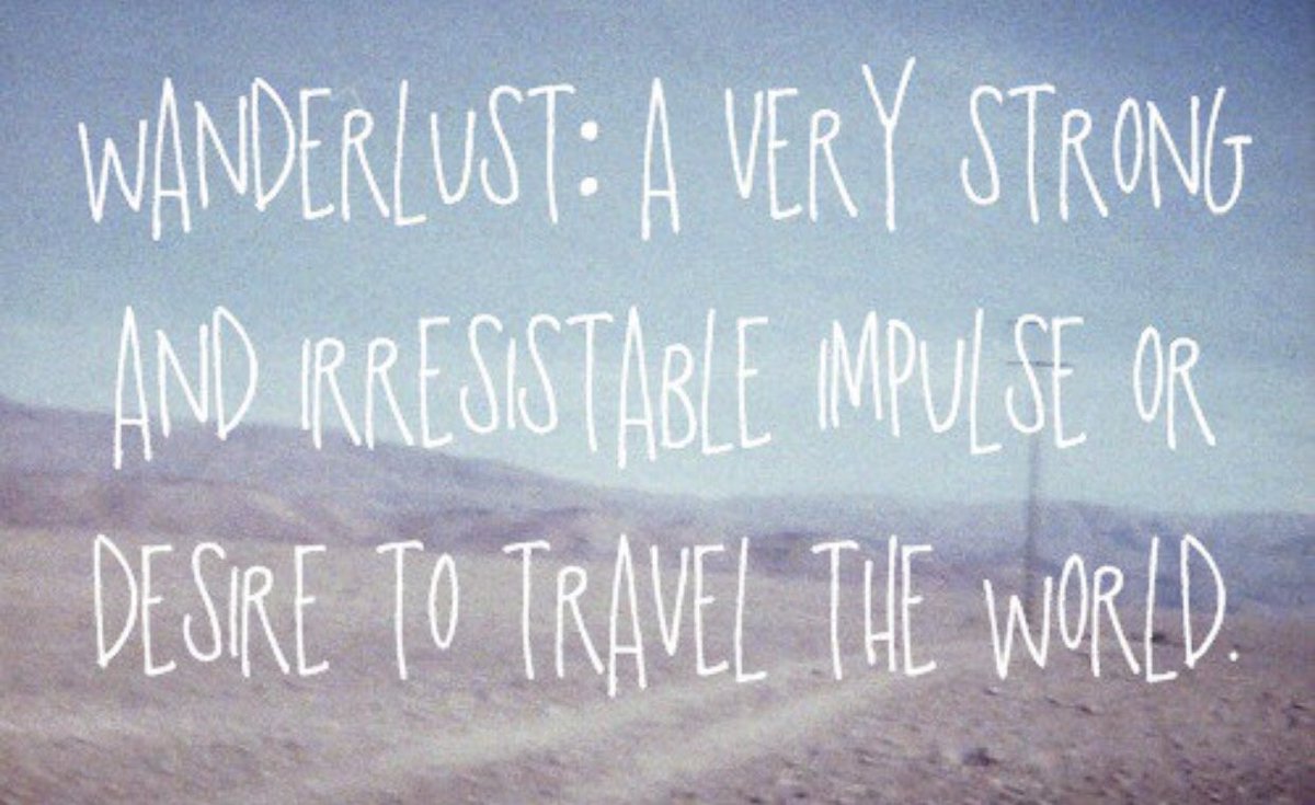 What a great #TravelTuesday quote. Hands up who else has that #Wanderlust feeling? 🙋🏻‍♀️🙋‍♂️Ok...let's go! 👣👣🎒✈️☀️🕶🏖#Travelquote #fortheloveoftravel #booktheticket #exploretheworld #AdventureTime