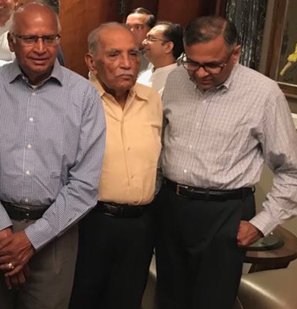 Met three generations of visionary leaders who have together created India’s greatest global company #TCS.