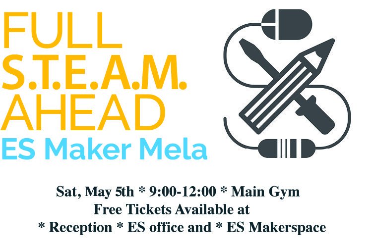 Intl_ITDir's tweet photo. Full S.T.E.A.M ahead #ESMakerMela #AESMakers https://t.co/ppeFhRmm5s
