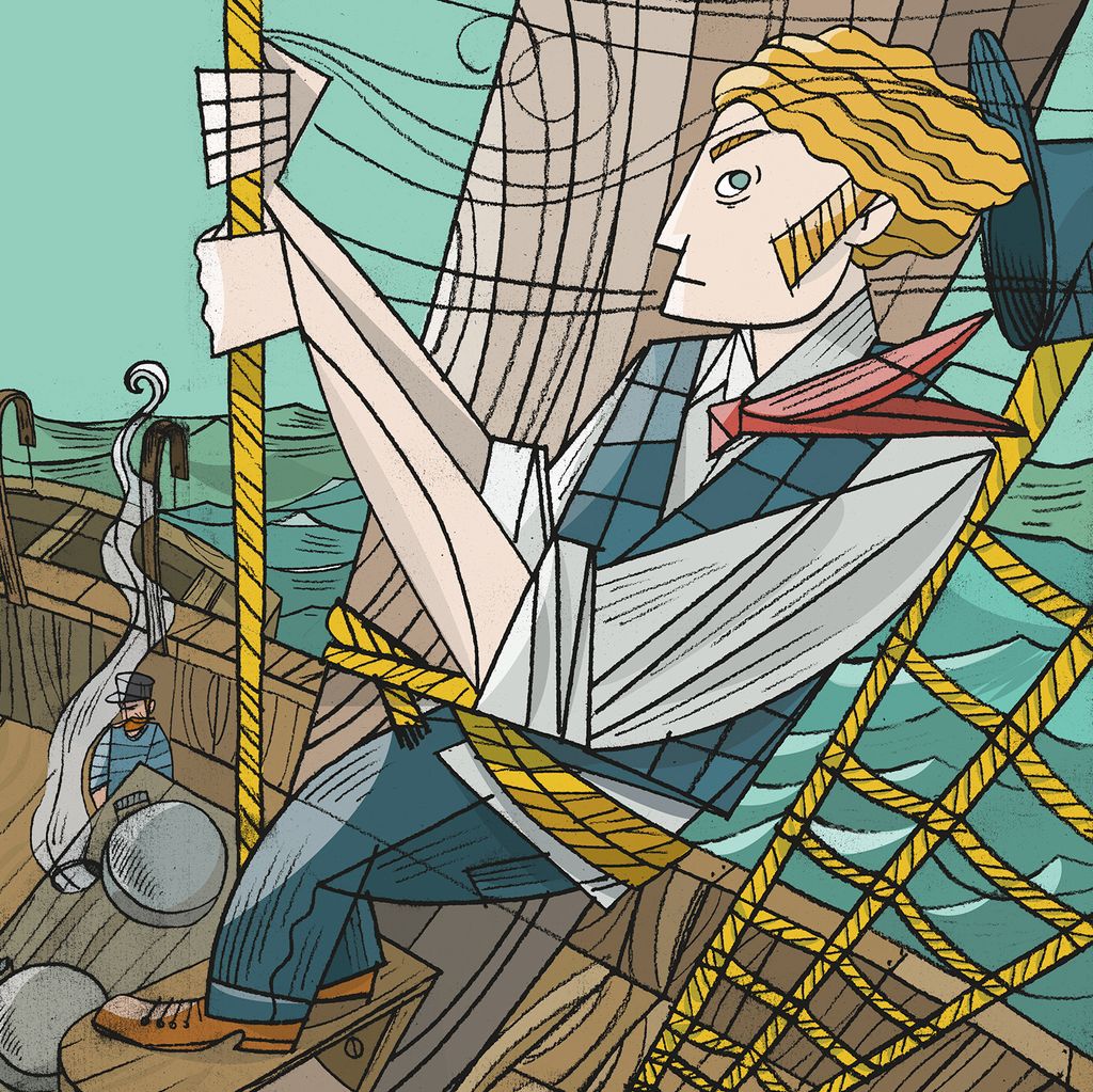 moppetbooks's tweet photo. Details from inside the magical world that artist @stef.rymenants has created for our #KinderGuide to  #MobyDick. 🙌 Pre-order for delivery later this month! 
.
#kinderguides #moppetbooks #classics #literaryclassics #hermanmelville #illustration #childrensbooks #classicliterature https://t.co/EmVDtu8qh9