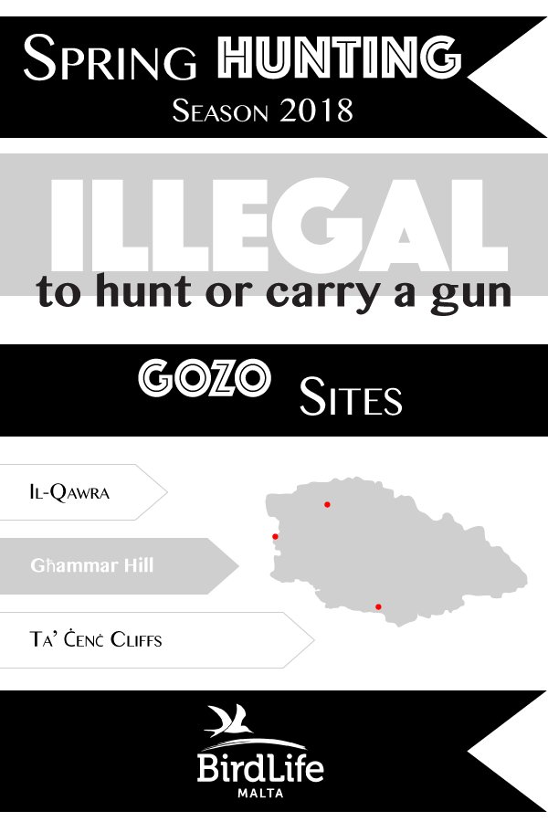 BirdLife_Malta's tweet photo. 📍Do you know which locations are prohibited from hunting? ❌Malta is home to many protected areas with unique habitats &amp; wildlife. It's prohibited to hunt in these sites. Here is a full list of where it is illegal to hunt or carry a gun. 4/5 #NotAQuail #IllegalSpringHunting https://t.co/rodGxXWQa1