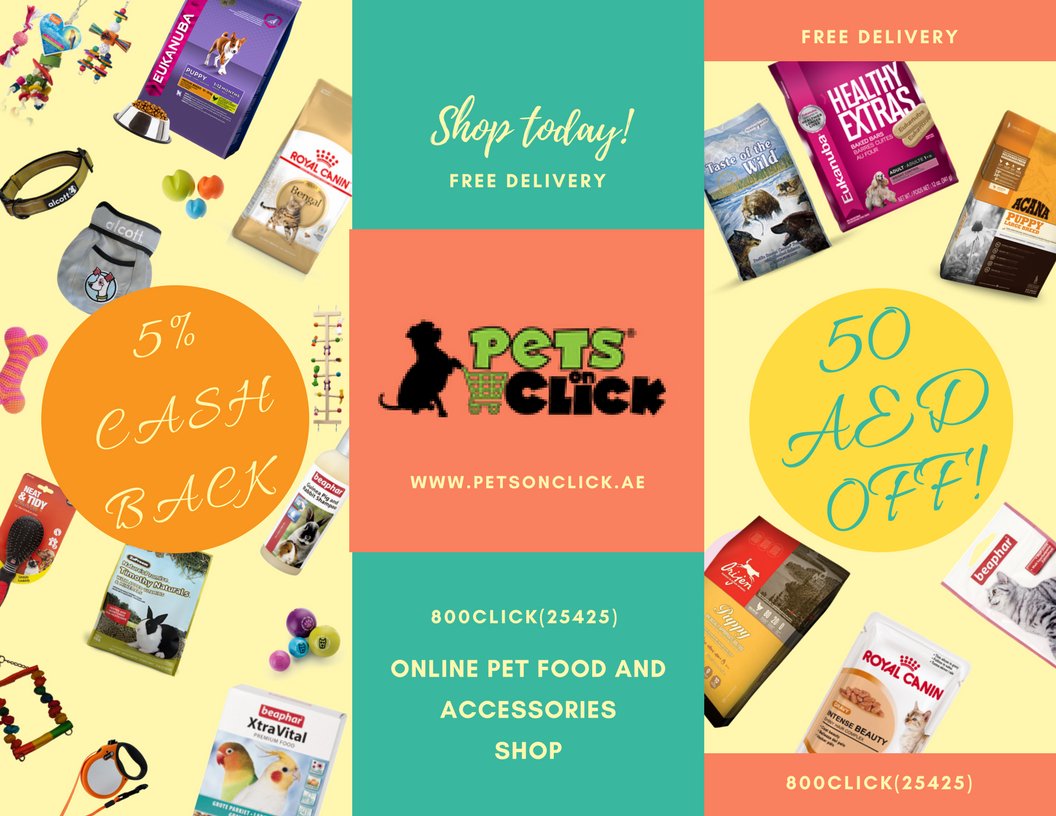 Petsonclick on Twitter today for free delivery, 5 cashback & 50