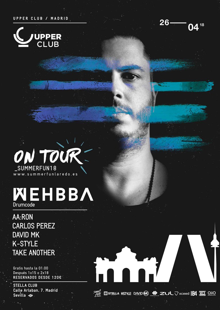 WikiEDM's tweet image. Hoy los buenos días nos los da @SummerFunLaredo con la primera de sus fiestas presentación del #SummerFun18 con @Wehbba de invitado desde @DrumcodeRecords.