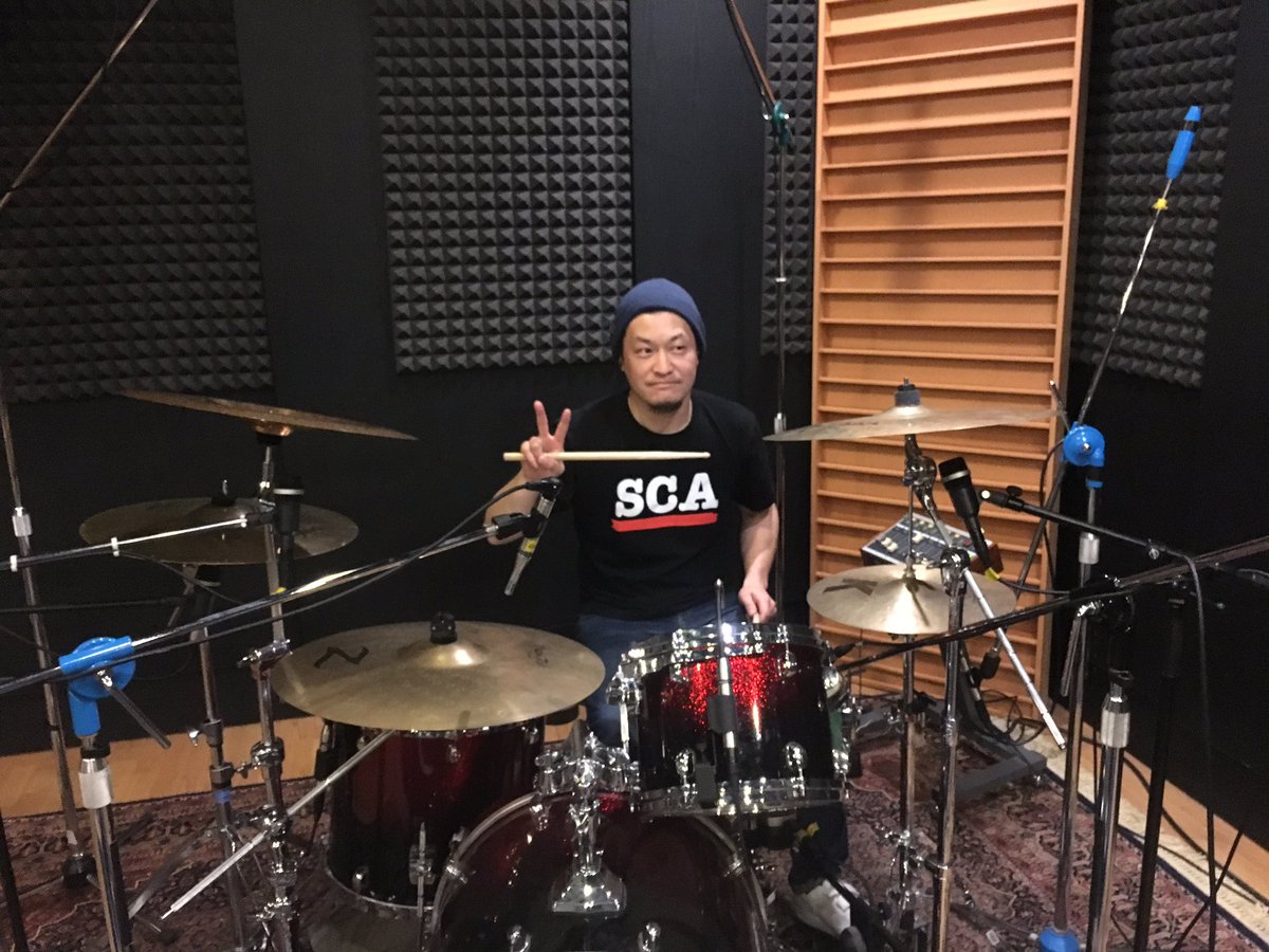 LEE YONG WON次のアルバム
レコーディング始まります！
達也のドラムから！