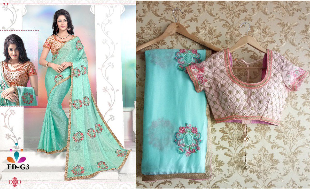 IC_Shops's tweet photo. #indiancraftshops #women #apparels #sarees 
Buy the Cyan Green Mose Chiffon Saree With Blouse Piece from https://t.co/p8CafS1FXm https://t.co/2R0fZ6WZvf