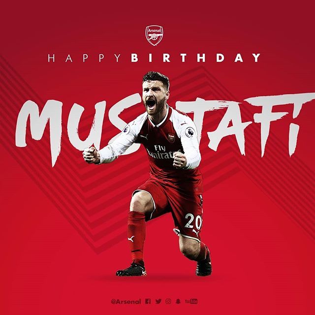 Happy birthday Shkodran Mustafi!
-AUS  