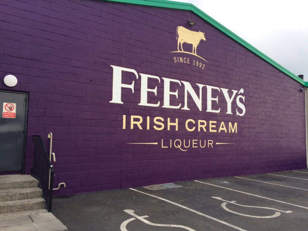 GrandDublin's tweet photo. Feeney’s Irish Cream 
#Design 
#StreetArt 
#Advertising 
#Outdoor 
#Type https://t.co/MA4qdpHjNM