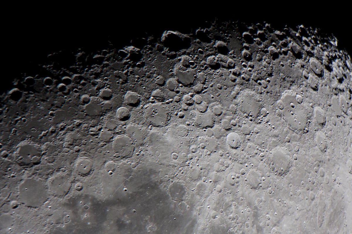 IntelAI's tweet photo. Learn how #AI automates labor-intensive tasks—like spotting thousands of craters on the moon—allowing astronomers to focus on more challenging research: https://t.co/o1aR5aeoWC https://t.co/BWU5SfFTfn