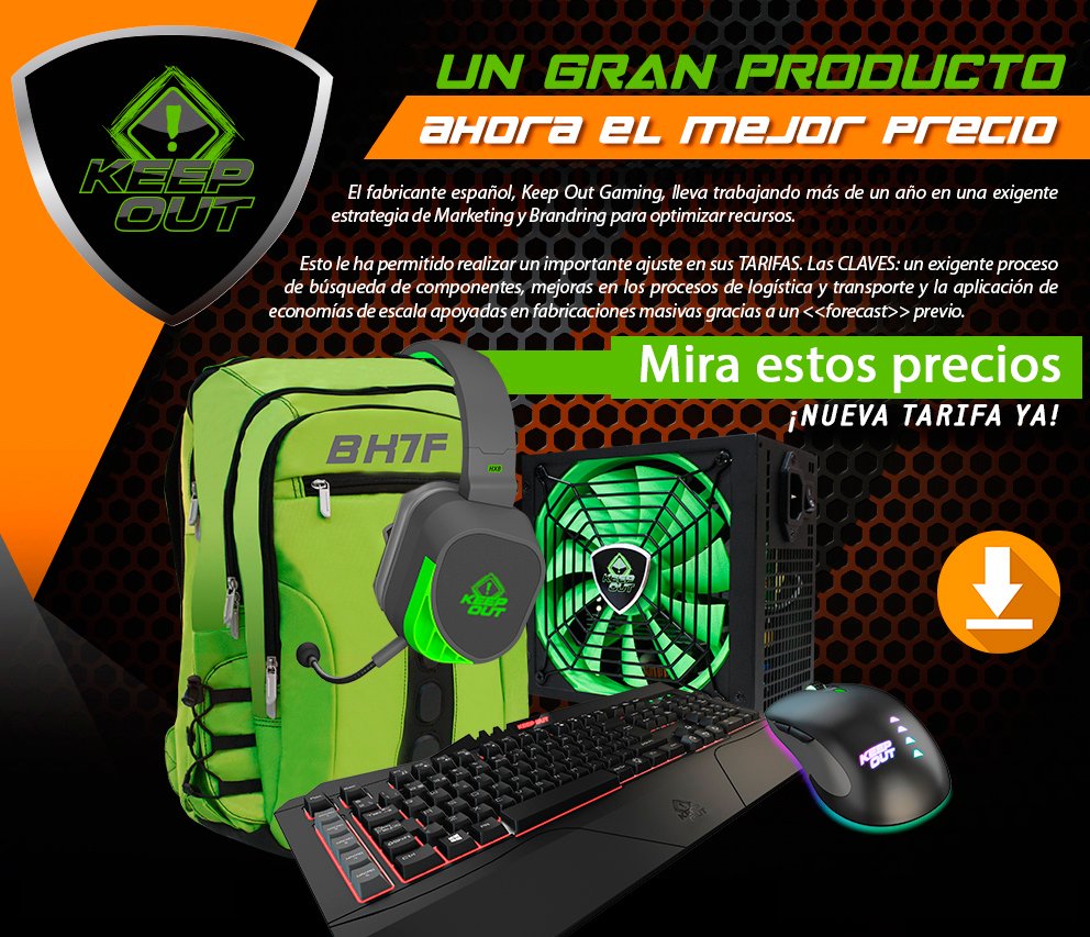 Desymancom's tweet photo. #Ofertas_Desyman
Mejor Precio de Keep Out 
https://t.co/y8EWRxEKwe https://t.co/0vgljQA05j