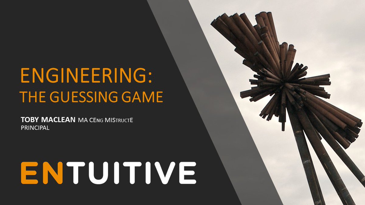 Entuitive's tweet image. Thank you @MakeArchitects for inviting @Entuitive's Toby Maclean to speak at your Friday Live session last week, where he addressed the unknowns #engineers wrestle with and the creative approach this requires.  It was a pleasure to join you!