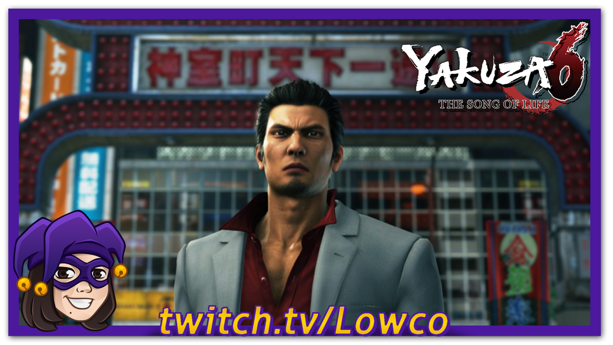LowcoTV's tweet photo. [LIVE] Taking our first look into Yakuza 6 today! What is this game all about?

https://t.co/rh4yzlewCK https://t.co/D3PC5rmD0e