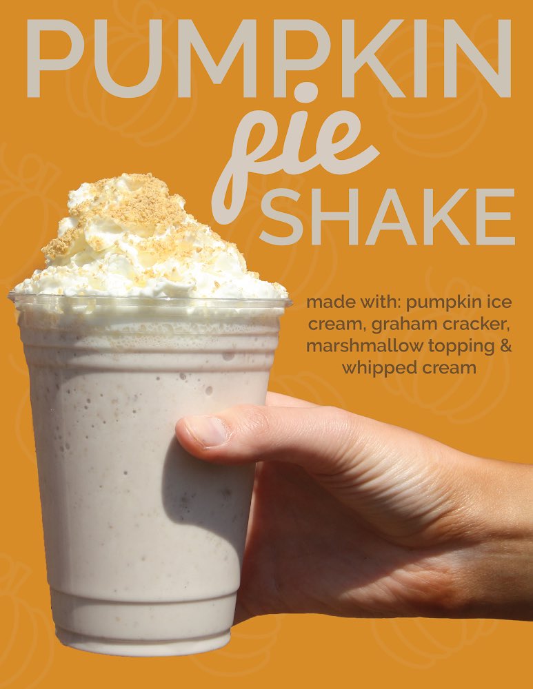 GalleyIceCream's tweet photo. Look at the sky! Is it sunshine? Is it rain? Is it snow? Who knows! Try three of our delicious seasonal shakes that are as random as the weather. All three of them are 10% off! https://t.co/V1yvu9ie91