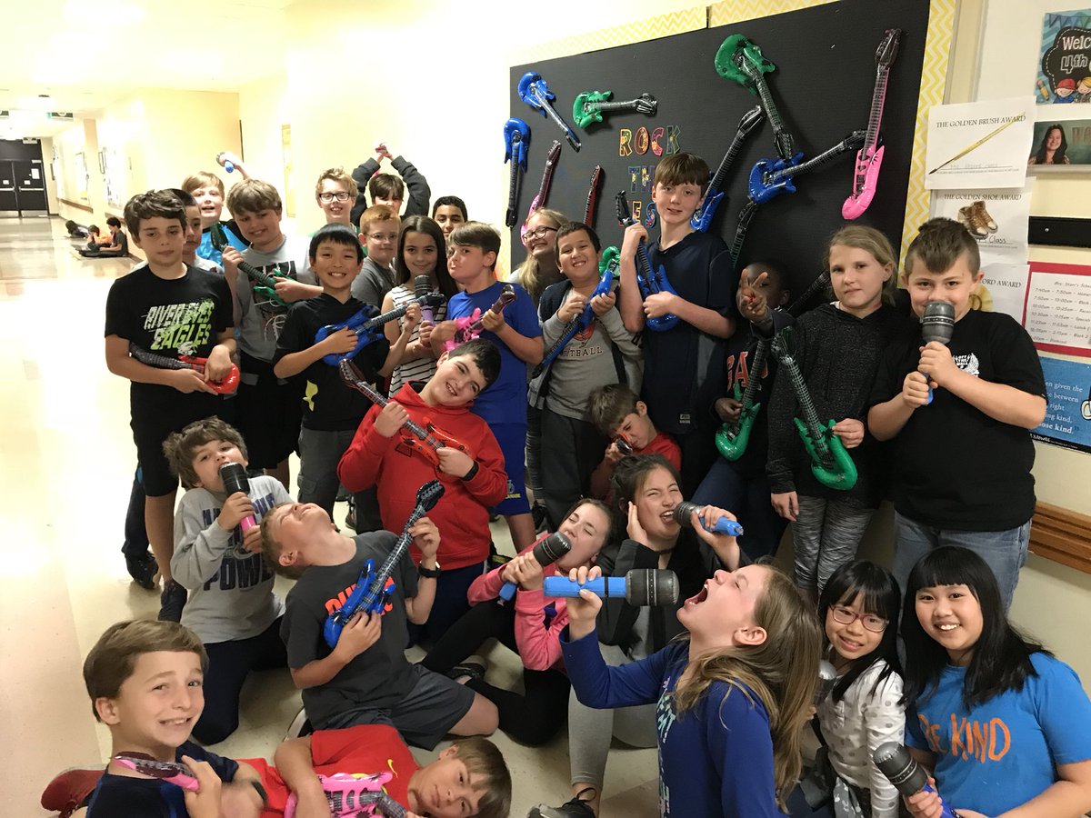 SBStorr's tweet photo. 4th grade is ready to ‘Rock the Test’ tomorrow! https://t.co/wWRMBsXh9k