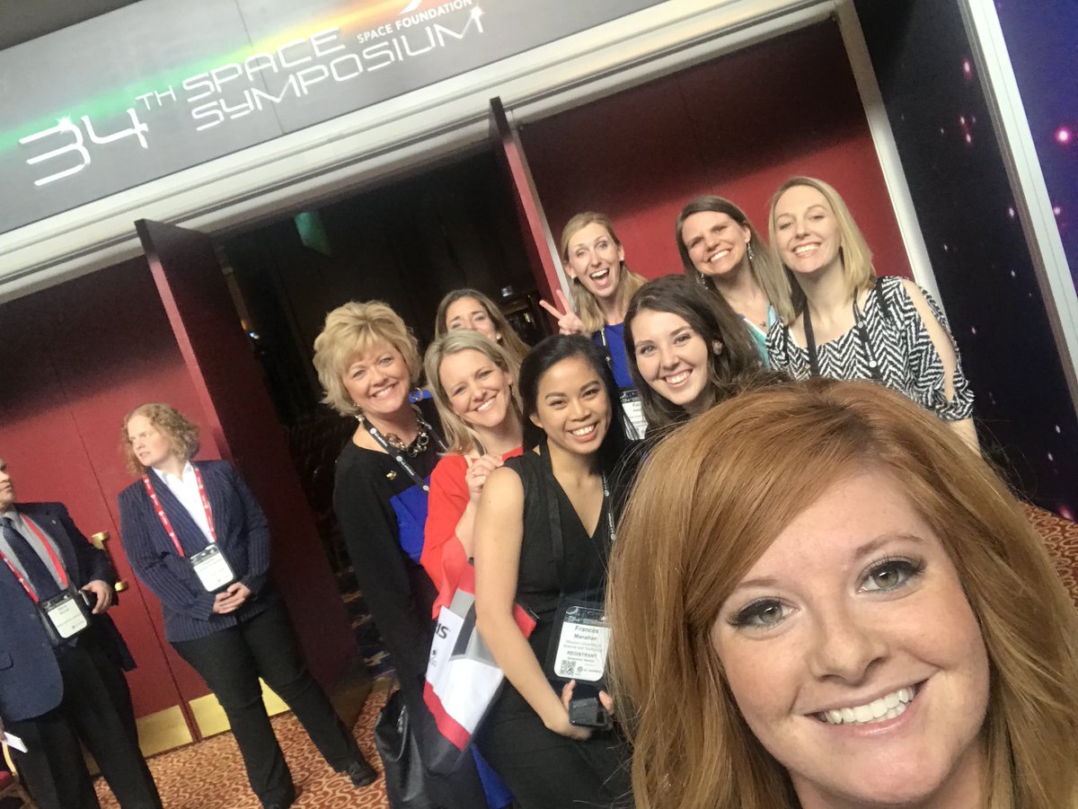 ZinkTeach's tweet photo. The 34th Annual Space Symposium is “out of this world” AWESOME!! #34ss #34ssteacherliaisons @spacespartan @Courtfsu1779 @AmandaAlmany @MsCutshall https://t.co/7JIU73sr8k