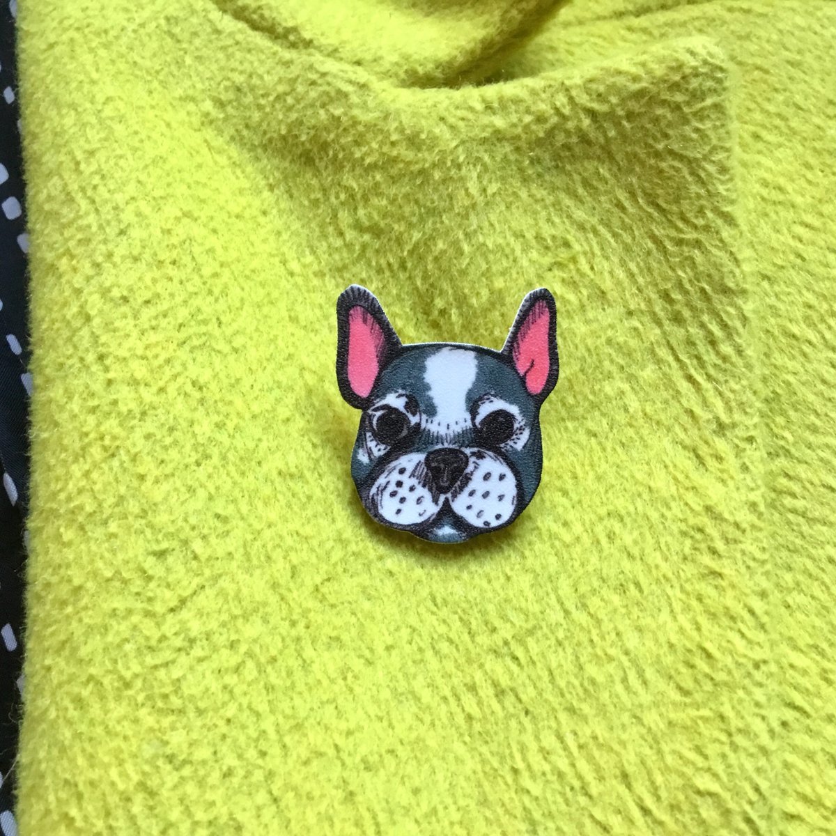 Frenchie Dog Lover Pin, French Bulldog Brooch, Cute Dog, Bulldog Tie Pin, Frenchie Badge Pin, French Bulldog Jewellery, French Bully Pin. tuppu.net/bfcb869f #Slumbermonkey #Etsy #FrenchBulldog