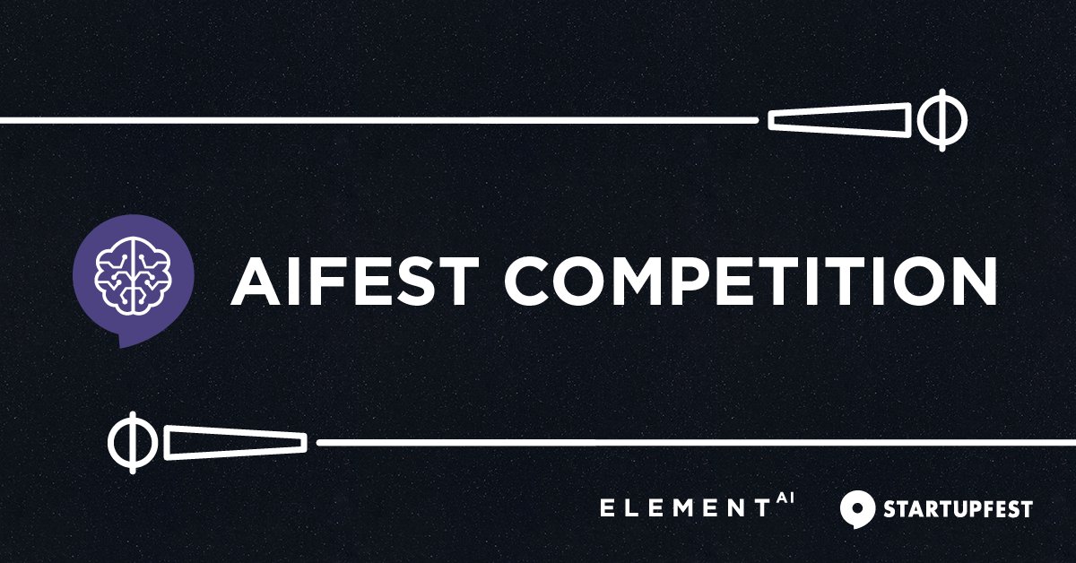 ServiceNowRSRCH's tweet photo. Do you have an idea for using #AI to solve pressing world problems? Apply to pitch it onstage at #AIFest and to win 15 hours of #ElementAI mentorship : https://t.co/pyRzgmVsJk. @startupfest #ArtificialIntelligence #MTL #Startups https://t.co/7pcilsHTC4