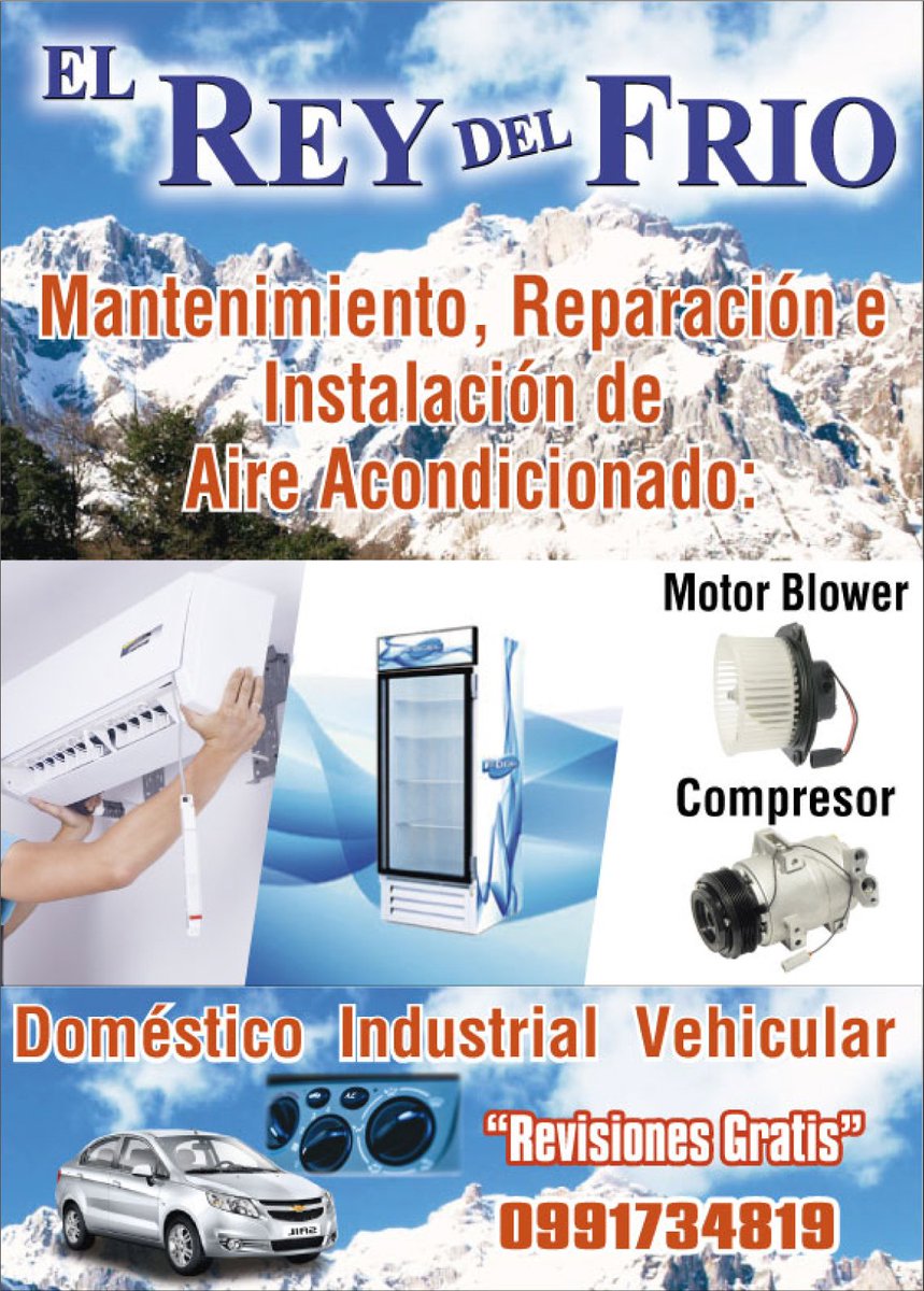 Edina_EC's tweet photo. Desde HOY hasta el 30 de Abril de 2018 tendremos increíbles promociones en la instalación del sistema completo del A/C de tu  vehículo y en la reparación o mantenimiento del aire acondicionado  doméstico e industrial ¡Llámanos y consulta nuestra promoción! https://t.co/MjxorzVumk https://t.co/LoL7da77H8